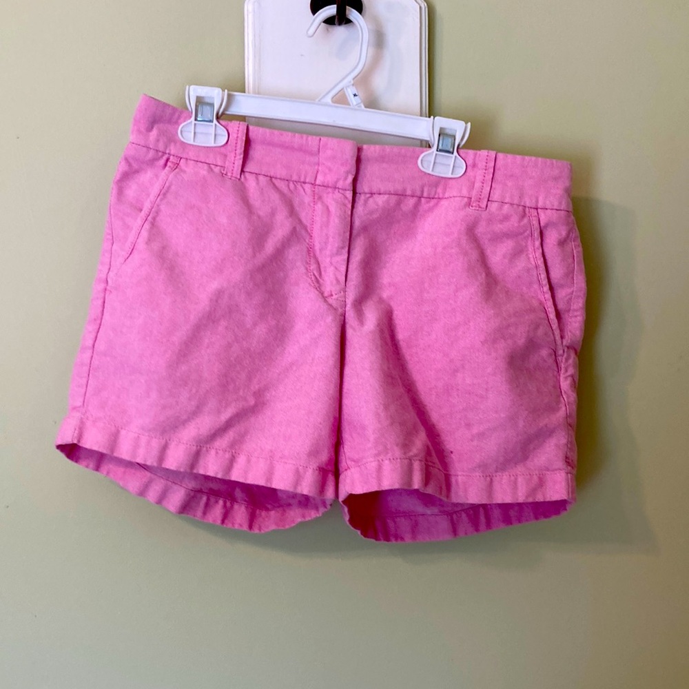 Bright Pink Short Shorts. Size 4. J crew.